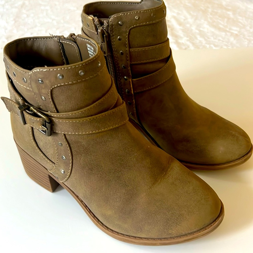 Girls MIA Bellah Brown Booties